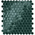 GLIM PETROLIO ROUND MOSAIK 29,5X32,5 GLOSSY - FAP CERAMICHE fROM FAP CERAMICHE - 1