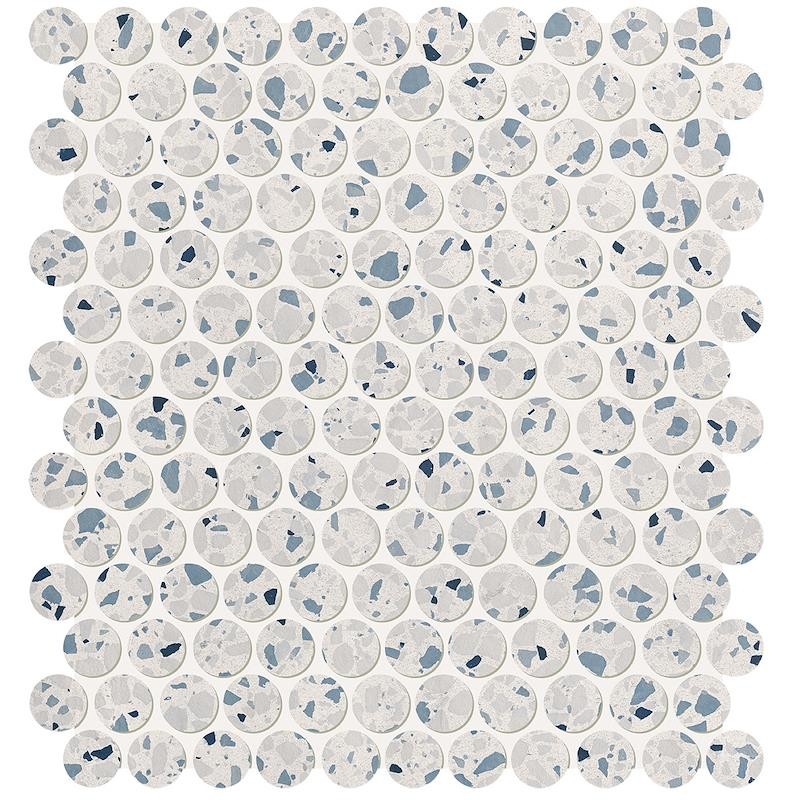 GLIM GEMME AZZURRO ROUND MOSAIK 29,5X32,5 MATT - FAP CERAMICHE fRUB FAP CERAMICHE - 1