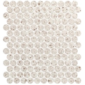 GLIM GEMME BIANCO ROUND MOSAIQUE 29,5X32,5 MATT - FAP CERAMICHE fRO9 FAP CERAMICHE - 1