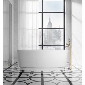 DOVE Freistehende Badewanne in White Tec Plus L170,5 x H64,7 x T84,6 DEVON&DEVON - 1