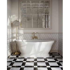 Aurora Baignoire en  white tec plus 171LxH70,5xD87 DEVON&DEVON - 1