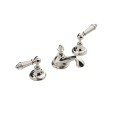 Diamond 3-Loch-Bidetmischer mit Ablaufgarnitur – Poliertes Nickel DEVON&DEVON - 1