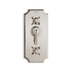 Diamond 2-Wege-Einbau-Thermostatmischer – Poliertes Nickel DEVON&DEVON - 1