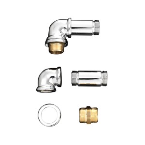 Accessoires pour robinetterie Kit de raccordement pour pieds au sol MARFRGT+UTAU933/B - Chrome DEVON&DEVON - 1