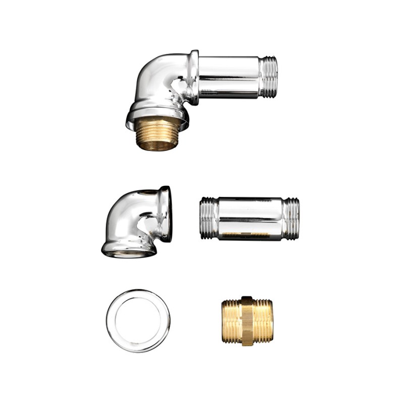 Accessoires pour robinetterie Kit de raccordement pour pieds au sol MARFRGT+UTAU933/B - Chrome DEVON&DEVON - 1