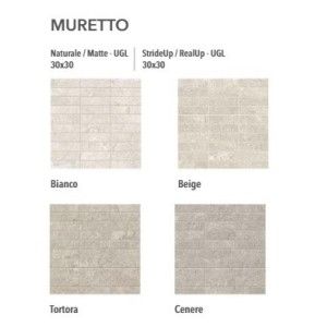 DORSET BIANCO CROSS CUT MURETTO 9MM 30X30 - ITALGRANITI GROUP DR01MB9 ITALGRANITI GROUP - 1