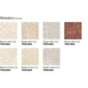 TRAVERTINI GRIGIO VEIN CUT MOSAIQUE  30X30 - ITALGRANITI GROUP TR053MA ITALGRANITI GROUP - 1