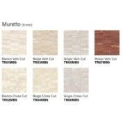 TRAVERTINI BIANCO VEIN CUT MURETTO 9MM  30X30 - ITALGRANITI GROUP TR01MB9 ITALGRANITI GROUP - 1