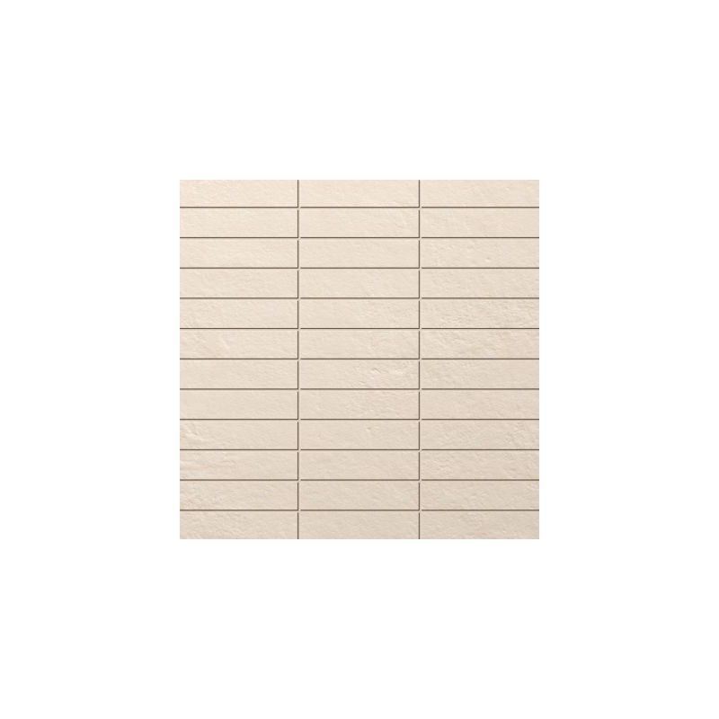 COLOR STUDIO 30X30 BRICK MOSAIC  CREAM 6MM - PORCELAINGRES X372364X6 PORCELAINGRES - 1