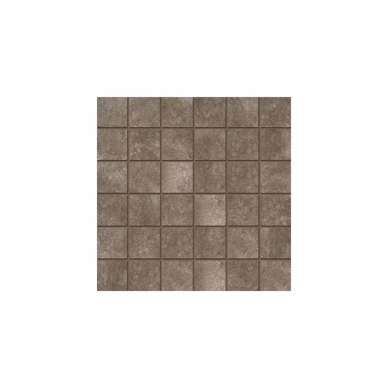 SILK STONE 30X30 MOSAIC 4,7 VELVET BROWN 6MM - PORCELAINGRES X370353X6 PORCELAINGRES - 1