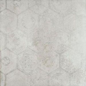 SOFT CONCRETE 60X60  HEXAGON SILVER 8MM - PORCELAINGRES X606324X8 PORCELAINGRES - 1