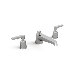Twenties 3 Hole Basin Set with Pop Up waste - Chrome Calacatta Oro DEVON&DEVON - 1
