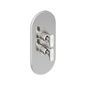 Twenties Einbau-2-Wege-Thermostatmischer – Chrom Calacatta Oro DEVON&DEVON - 1