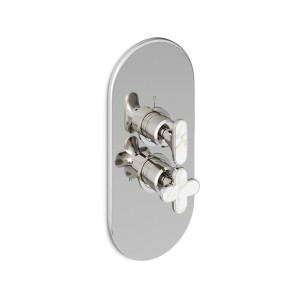Mitigeur thermostatique 2 voies encastrable Twenties - Chrome Calacatta Oro DEVON&DEVON - 1
