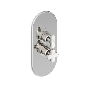 Twenties Built-in 3-way thermostatic mixer - Chrome Calacatta Oro DEVON&DEVON - 1