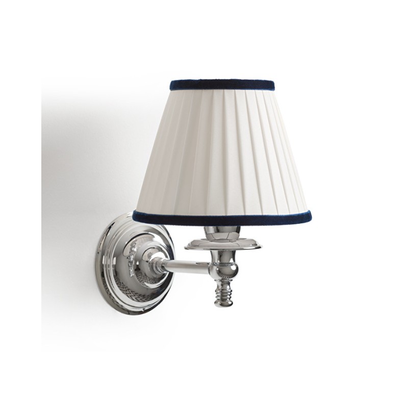 Daisy Velvet Klassierung - Ip20 L16xH23xD20 mit Finitur Chrom Marineblauer Samt DEVON&DEVON - 1