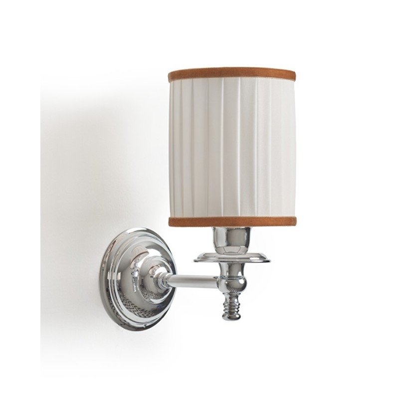 Daisy Velvet 2 Classification - Ip20 L11,5xH24,5xD19 with Chrome finish Mustard velvet DEVON&DEVON - 1