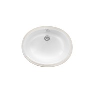 White 50 Undercounter washbasin L50,5xH19xD41 White DEVON&DEVON - 1