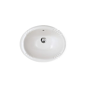 Vasque sous plan Victorienne L49xH20xD39 Blanc DEVON&DEVON - 1