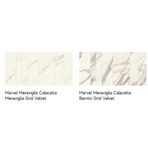 Marvel Meraviglia Calacatta Bernini 59,5X118,2 Grid Velvet CERAMICHE ATLAS CONCORDE - 1