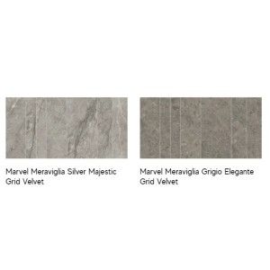 Marvel Meraviglia Silver Majestic 59,5X118,2 Grid Velvet CERAMICHE ATLAS CONCORDE - 1