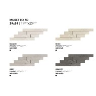 ARDESIA BIANCO BRICK 3D 29X59 - IMPRONTA IAR01MD IMPRONTA - 1
