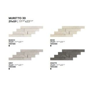 ARDESIA GREY BRICK 3D 29X59 - IMPRONTA IAR03MD IMPRONTA - 1