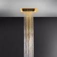 Système de douche chromothérapie faux plafond AFILO 300x300 avec fonction pluie GESSI GESSI SPA  - 2