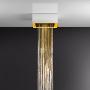 AFILO Sistema doccia con cromoterapia a soffitto/controsoffitto 300x300 con funzione pioggia GESSI GESSI SPA  - 2