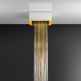 Système de douche chromothérapie faux plafond AFILO 300x300 avec fonction pluie GESSI GESSI SPA  - 2