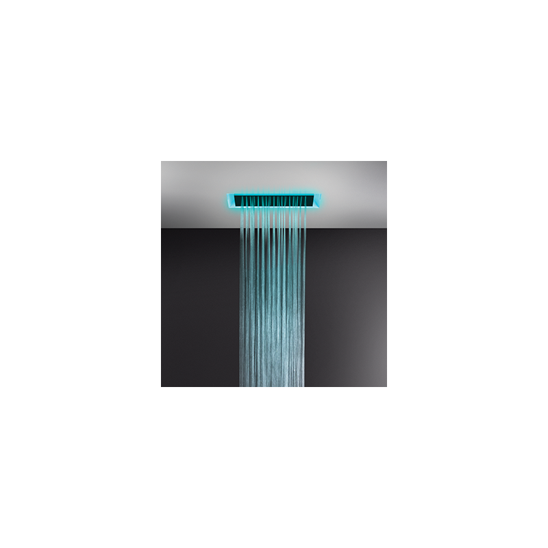 Système de douche chromothérapie faux plafond AFILO 300x500 avec fonction pluie GESSI GESSI SPA  - 2