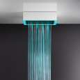 AFILO Decken- / Zwischendecken-Duschsystem mit Farbtherapie 300x500 mit GESSI-Regenfunktion GESSI SPA  - 2