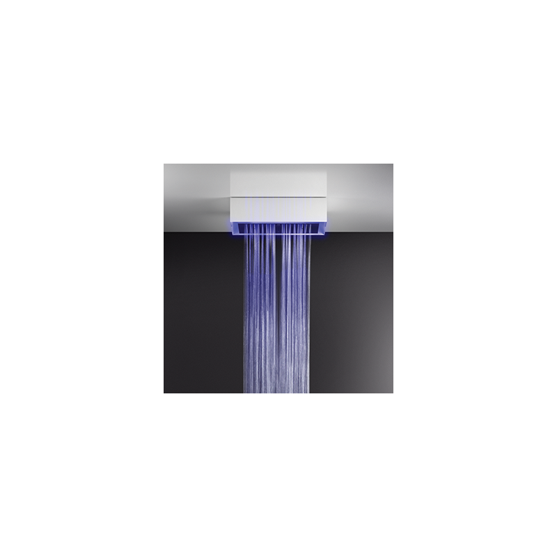 AFILO Système de chromothérapie multifonction plafond / faux plafond 300x500 avec fonctions pluie / cascade / brumisateur GESSI 