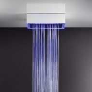 AFILO Système de chromothérapie multifonction plafond / faux plafond 300x500 avec fonctions pluie / cascade / brumisateur GESSI 