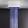AFILO Système de chromothérapie multifonction plafond / faux plafond 300x500 avec fonctions pluie / cascade / brumisateur GESSI 