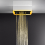 AFILO Ceiling / false ceiling shower system with chromotherapy 500x500 with GESSI rain function GESSI SPA  - 2