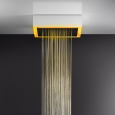 AFILO Decken- / Zwischendecken-Duschsystem mit Farbtherapie 500x500 mit GESSI-Regenfunktion GESSI SPA  - 2