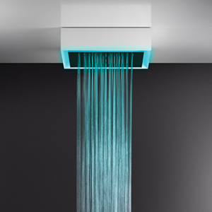 AFILO Decken- / Zwischendecken-Multifunktions-Farbtherapiesystem 500x500 mit Regen- / Wasserfall- / Nebelfunktionen GESSI GESSI
