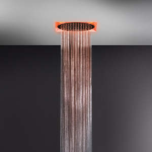 Système de douche chromothérapie faux plafond AFILO Ø350 avec fonction pluie GESSI GESSI SPA  - 2