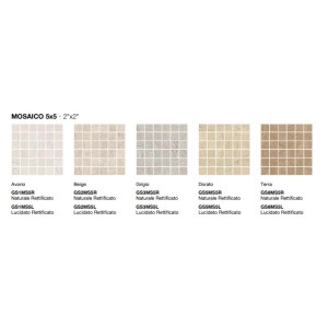 SINAI AVORIO MOSAIQUE 5X5 BRILLANT  SQ  - COEM GS1MS5L COEM - 1