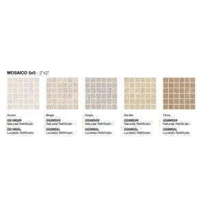 SINAI BEIGE  MOSAIQUE 5X5 BRILLANT  SQ  - COEM GS2MS5L COEM - 1