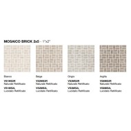 VERSATILE STONE  GRIGIO MOSAIC BRICKS 2X5 POLISHED  - COEM VS3MS2L COEM - 1