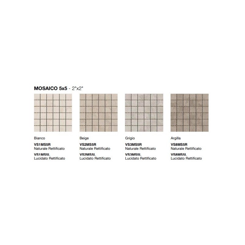 VERSATILE STONE ARGILLA MOSAIC 5X5 POLISHED  - COEM VS8MS5L COEM - 1