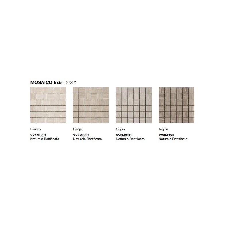VERSATILE VEIN BEIGE  MOSAIK 5X5 GLAENZEND  - COEM VT2MS5L COEM - 1