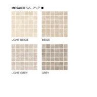 AUTENTICA LIGHT BEIGE MOSAIC 5X5 SQ - FIORANESE CERAMICHE AU1MS5R FIORANESE CERAMICHE - 1