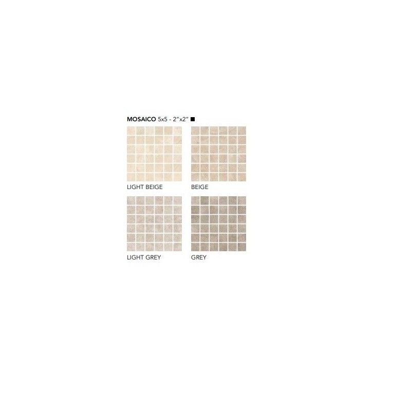 AUTENTICA BEIGE MOSAIK 5X5 SQ - FIORANESE CERAMICHE AU2MS5R FIORANESE CERAMICHE - 1