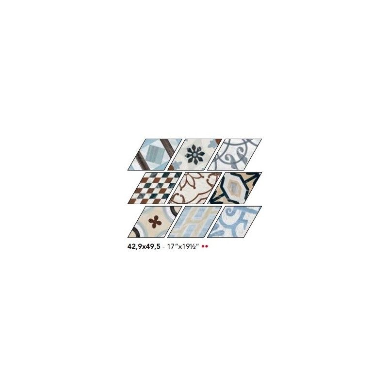 BRIDGE ROMBO CEMENTINA COLORS 49,5X42,9 - FIORANESE CERAMICHE 0INDR20 FIORANESE CERAMICHE - 1