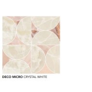 UNICA CRYSTAL WHITE DEKOR MICRO 89X89 - FIORANESE CERAMICHE UI9MS1L FIORANESE CERAMICHE - 1