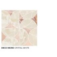 UNICA CRYSTAL WHITE DEKOR MICRO 89X89 - FIORANESE CERAMICHE UI9MS1L FIORANESE CERAMICHE - 1