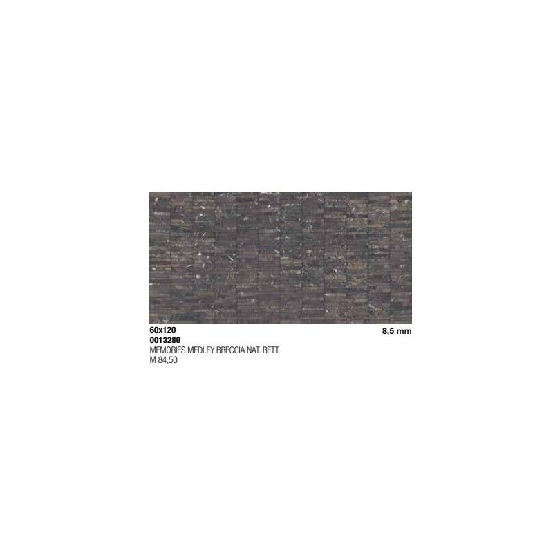 SUPREME MEMORIES MEDLEY BRECCIA NATURAL 60X120 SQ - FLAVIKER PF60013289 FLAVIKER - 1